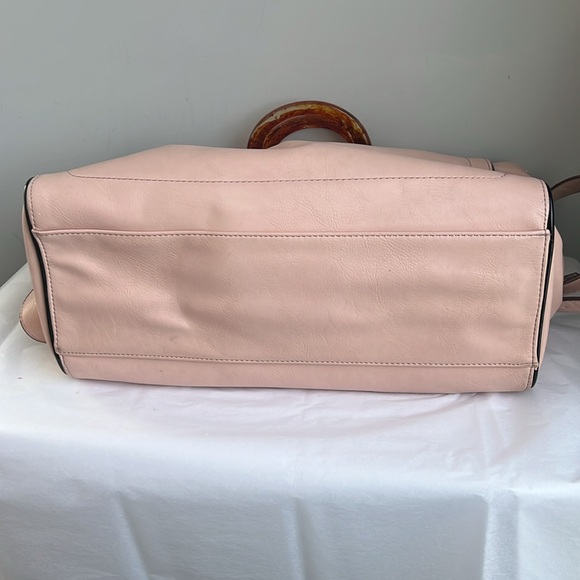 Essentiel Antwerp Tote Bag Vegan Pink Blush Large Strap Purse - Picture 5 of 14